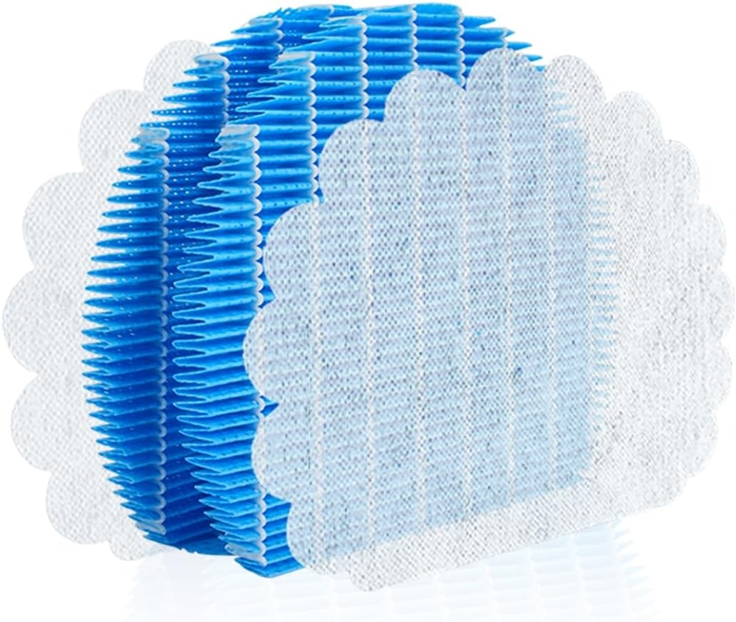 FZ-Y80MF Humidification Filter, Double Layer, Frameless FZ-PF50MF Disposable Humidifier Pre-Filter, KC-G50, KC-E50, KC-N50, KC-L50, KC-J500Y, KC-J50, FZY80MF, Sharp Air Purifier Filter, Pack of 1